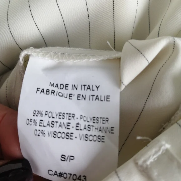 🆕 Via Bovio S Pants made in Italy - Picture 9 of 10